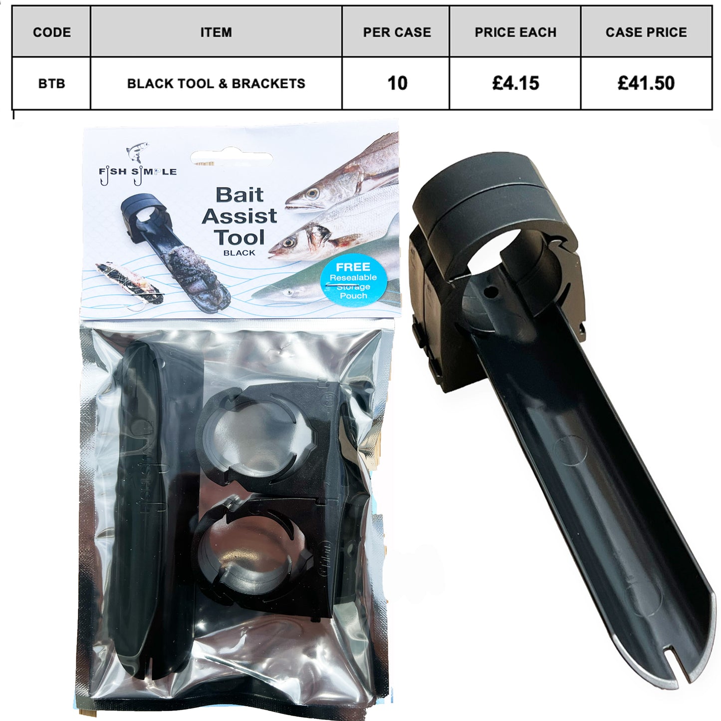 10 PACKS PER CASE, Black & Brackets, Resealable pouch, R.R.P. £9.99 each Over 100% profit